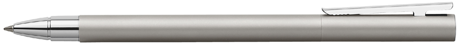 FABER-CASTELL Stylo roller NEO Slim acier inoxydable, mat