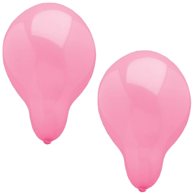 PAPSTAR Ballon de baudruche, diamètre: 250 mm, rose