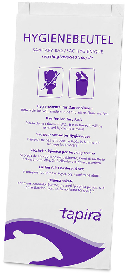 Sachets hygiéniques, papier