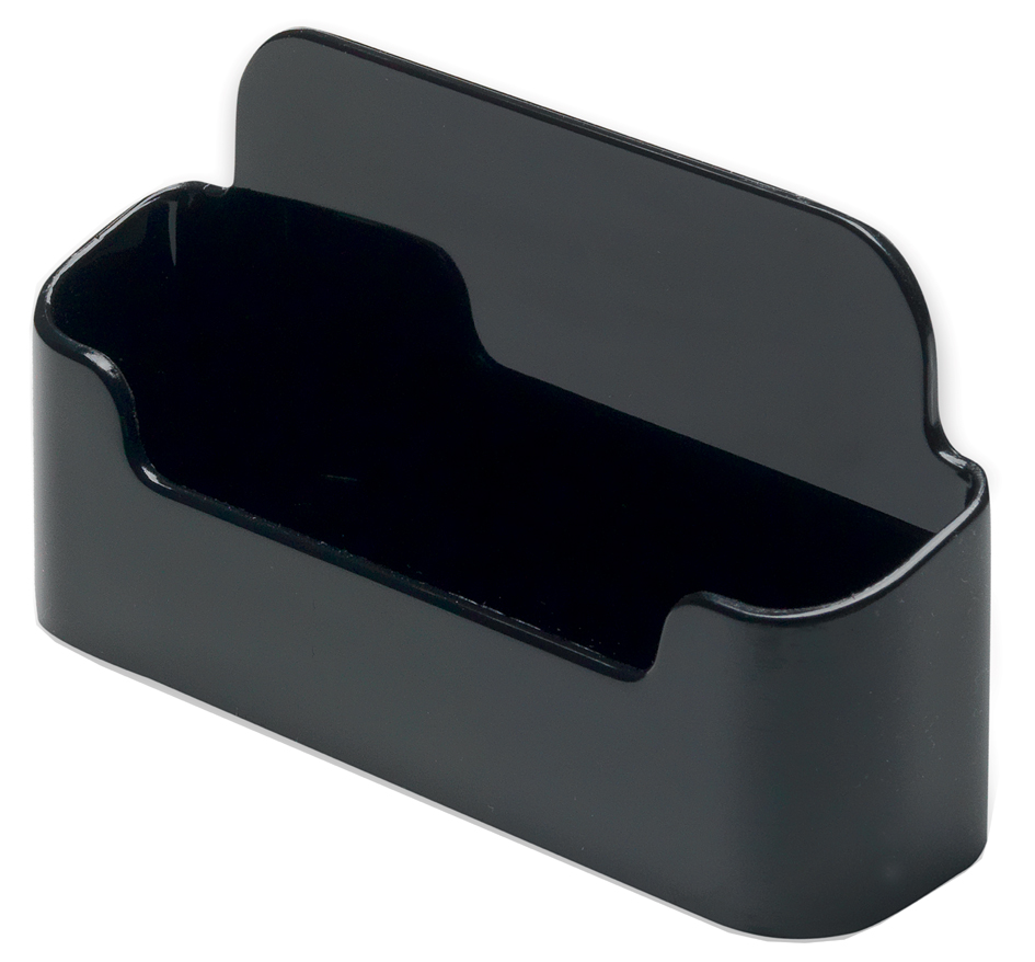 deflecto Porte-cartes de visite, 1 compartiment, noir