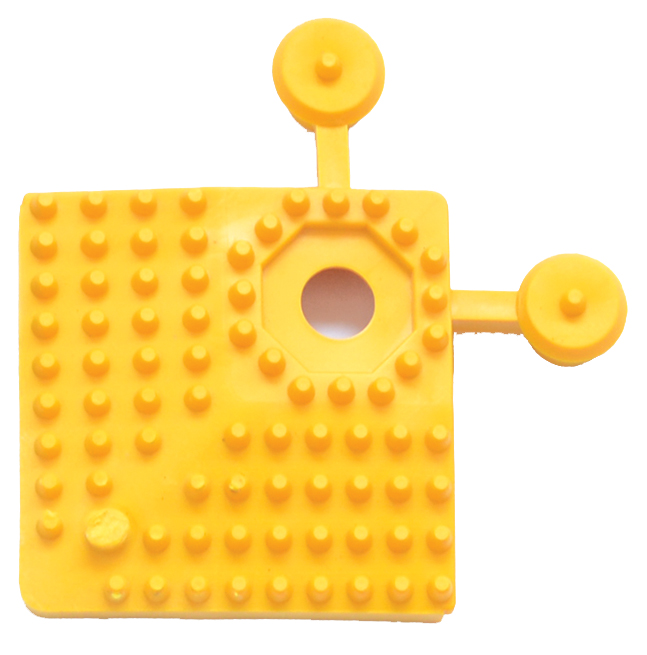miltex Elément d'angle Yoga Grip Ultra, 60 x 60 mm, jaune