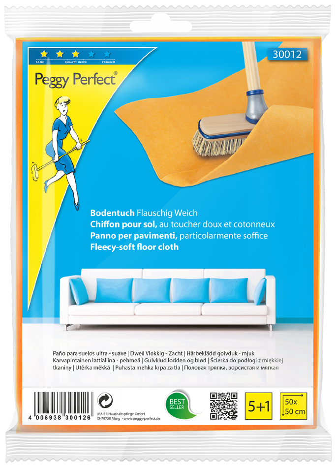 Peggy Perfect Chiffon de sol 'Doux et cotonneux', pack de 6