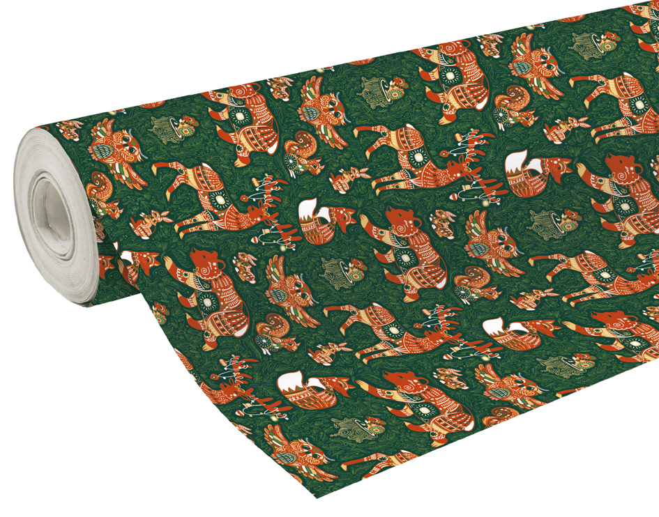 Clairefontaine Papier cadeau de Noël 'Forest'