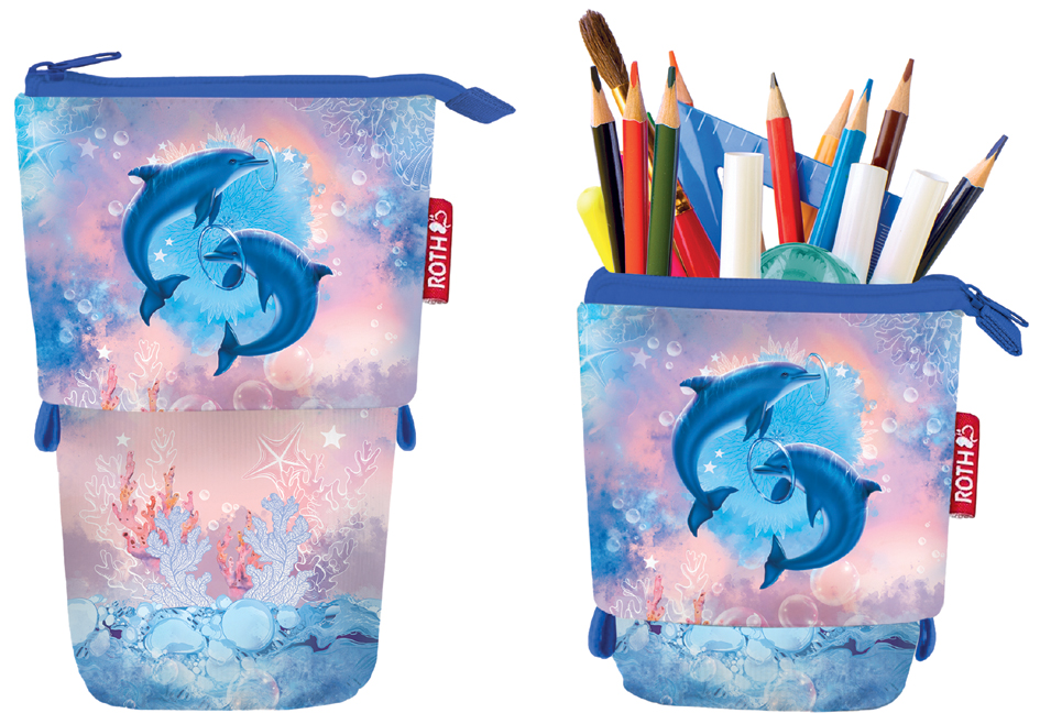 ROTH Trousse 2 en 1 'Dauphins'