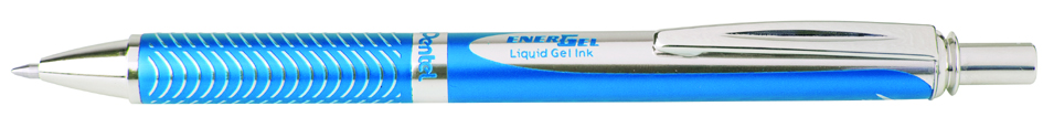 Roller encre gel EnerGel Liquid Plus BL407, bleu