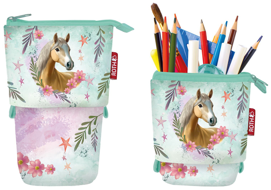 ROTH Trousse 2 en 1 'Jolie licorne' rectangulaire polyester/coton jolie licorne