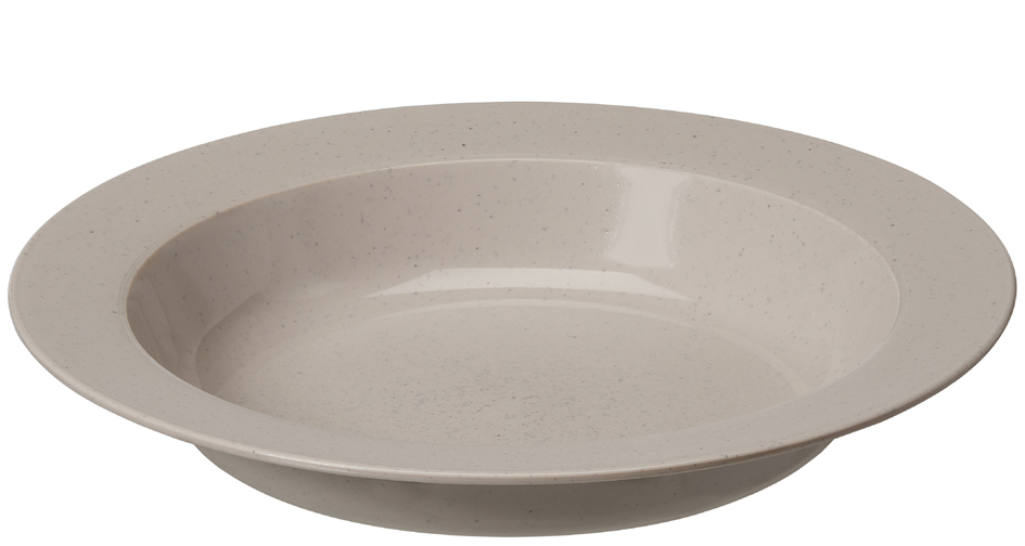 GastroMax Assiette creuse grand BIO, diamètre: 220 mm, gris
