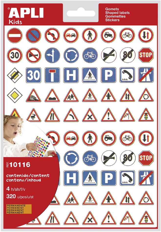APLI kids Gommettes 'Code de la Route'
