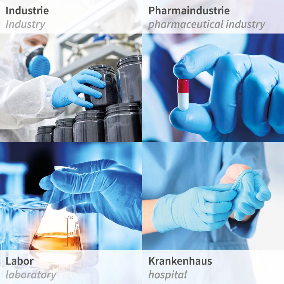 Gants jetables, nitrile