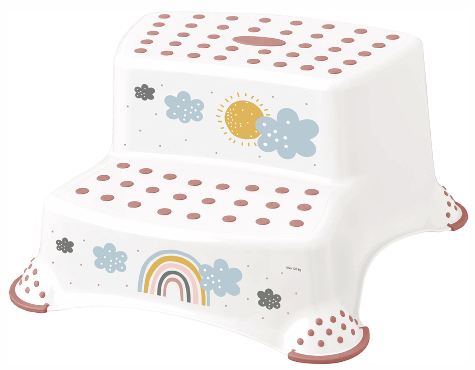 keeeper kids Marchepied 'igor Rainbow', deux niveaux, blanc