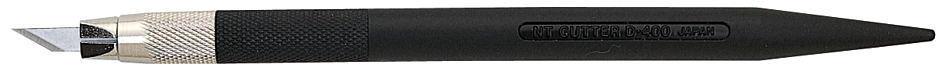 NT Cutter Scalpel D-400P, manche en plastique, noir