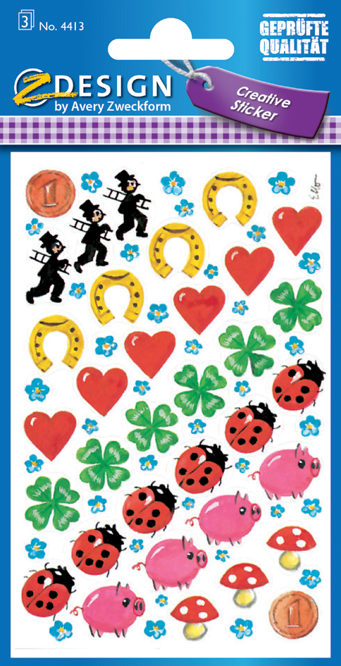 AVERY Zweckform ZDesign CREATIVE Sticker 'porte-bonheur'