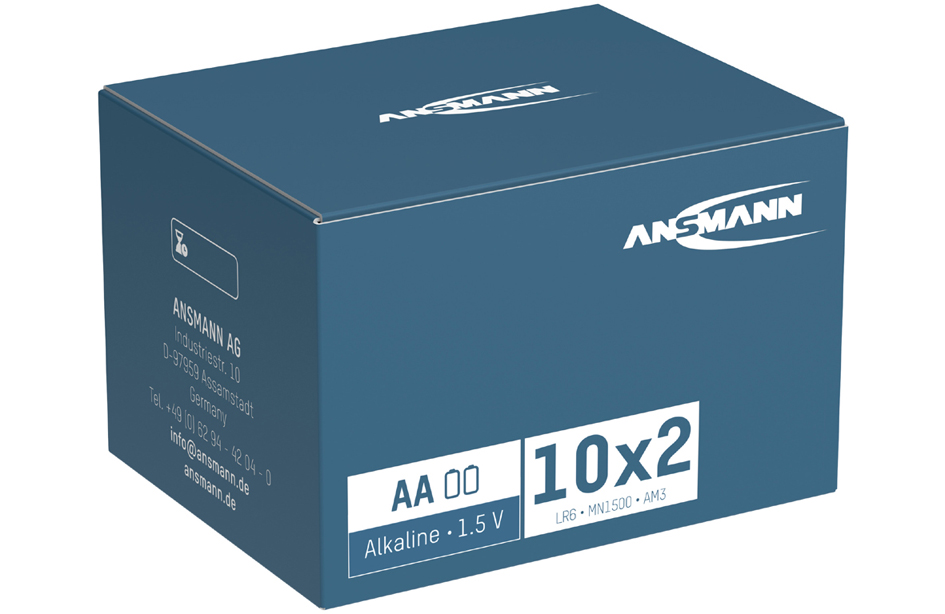 ANSMANN Pile alcaline 'X-Power', Mignon AA, présentoir de 20