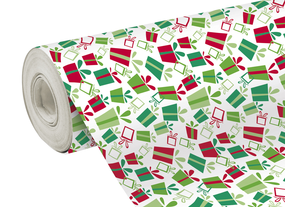 Clairefontaine Papier cadeau de Noël 'Cadeaux', grand format
