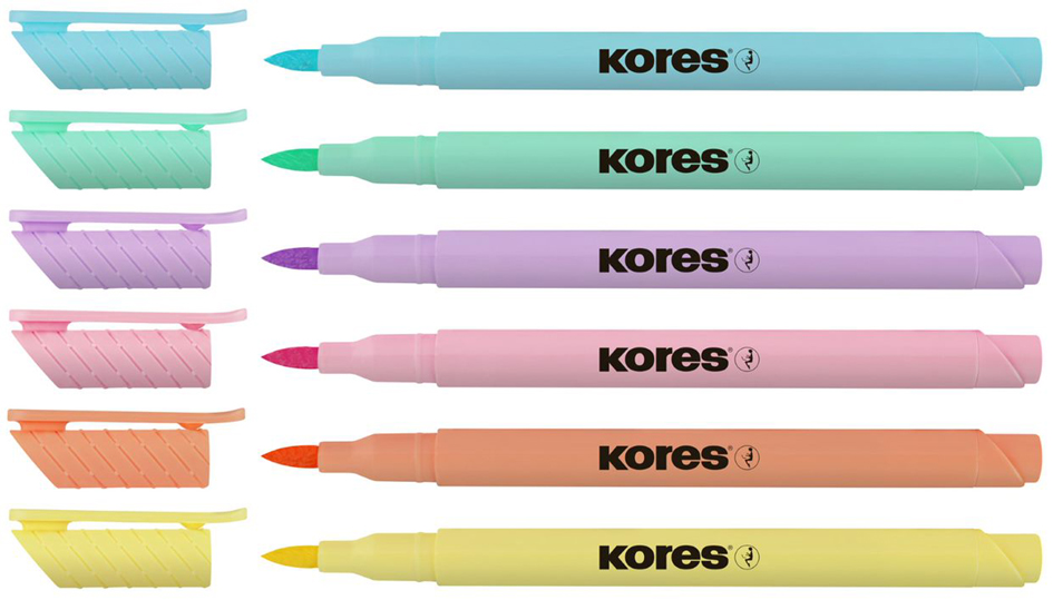 Feutre Brush Tip Marker "Pastel Style", aperçu des couleurs