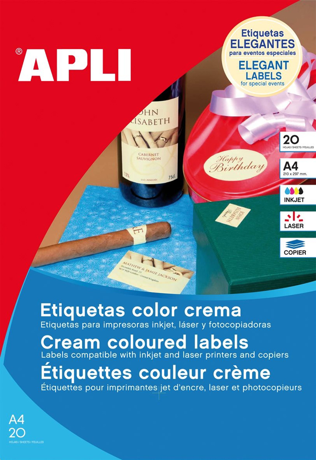 Etiquettes, couleur, petit paquet