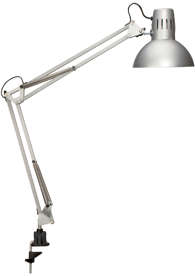 MAUL Lampe de bureau MAULstudy, écartement 55 mm, argent