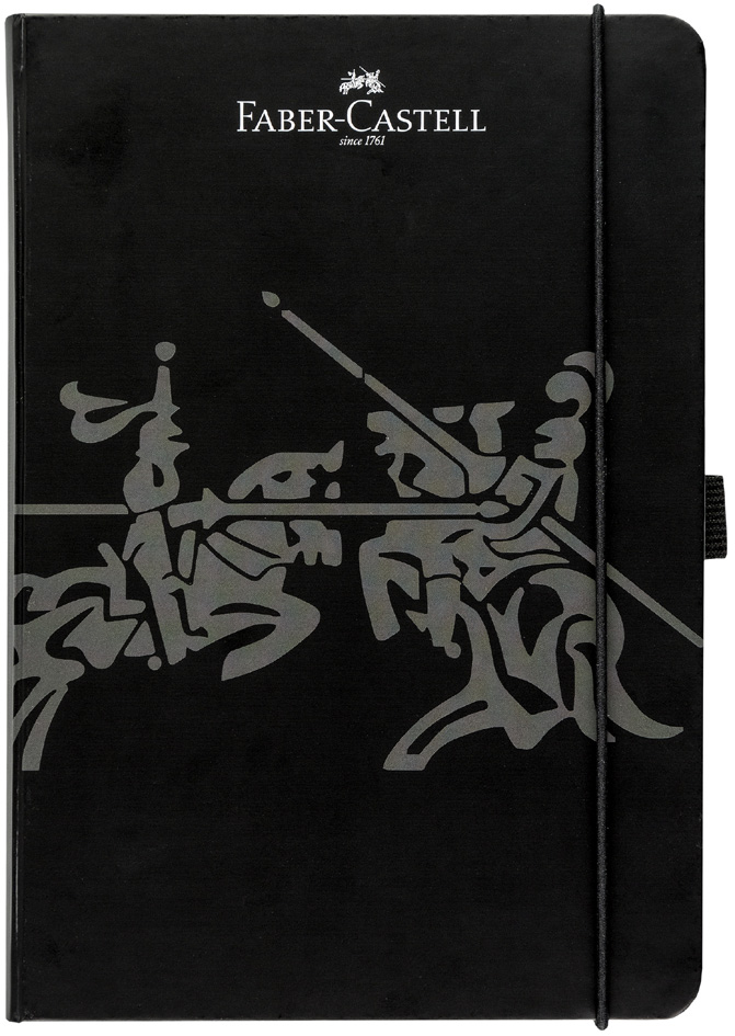 FABER-CASTELL Carnet, A5, quadrillé, noir