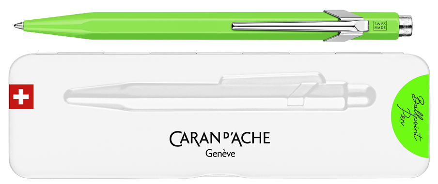 CARAN D'ACHE Stylo à bille 849 Fluo Line, vert