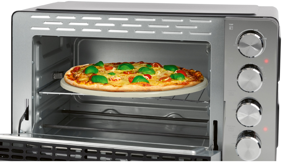 Visuel de référence : montre l'utilisation avec la pierre à pizza