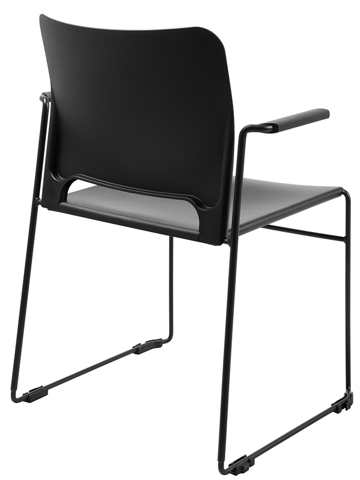 Chaise visiteur "Visit Lite" en plastique - vue arrière