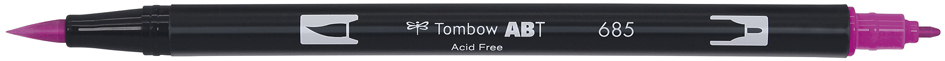 Tombow Feutre double pointe DUAL BRUSH PEN ABT deep magenta