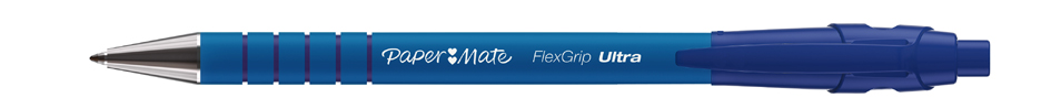 Paper:Mate Stylo à bille rétractable FlexGrip Ultra, bleu