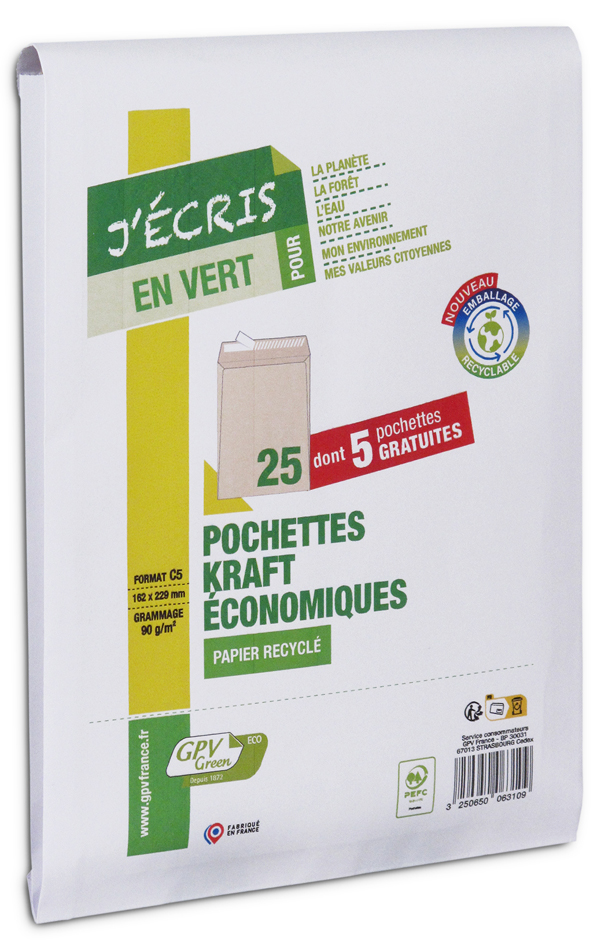 Pochettes d'expédition, petit paquet