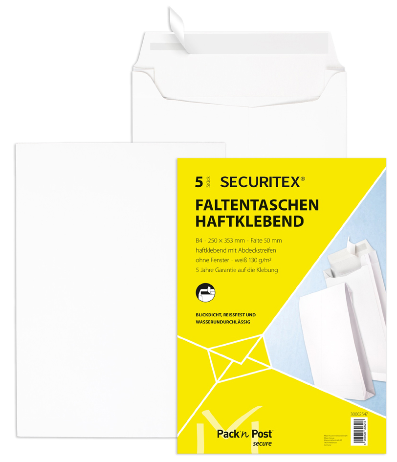 Visuel de référence: Pochette d'expédition à soufflets SECURITEX®