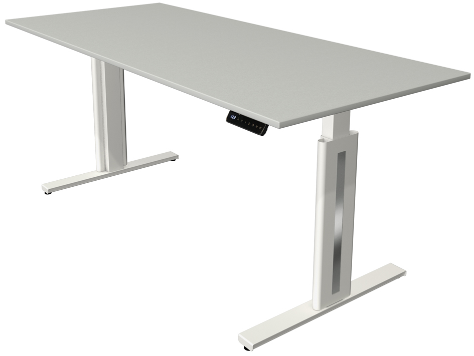 Visuel de référence : Table de bureau assis-debout "Move 3 fresh", gris clair