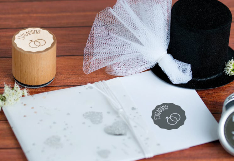 COLOP Tampon à motif Woodies 'Save The date' Save the date