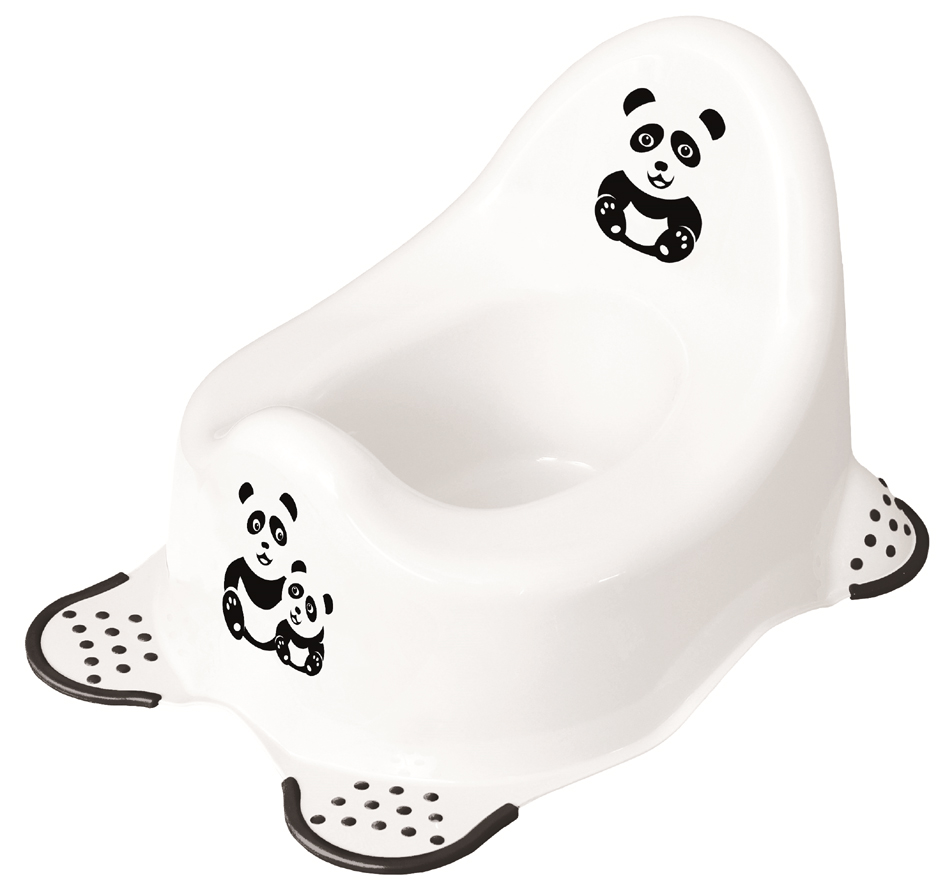 keeeper kids Pot pour bébé 'adam panda', blanc avec motif
