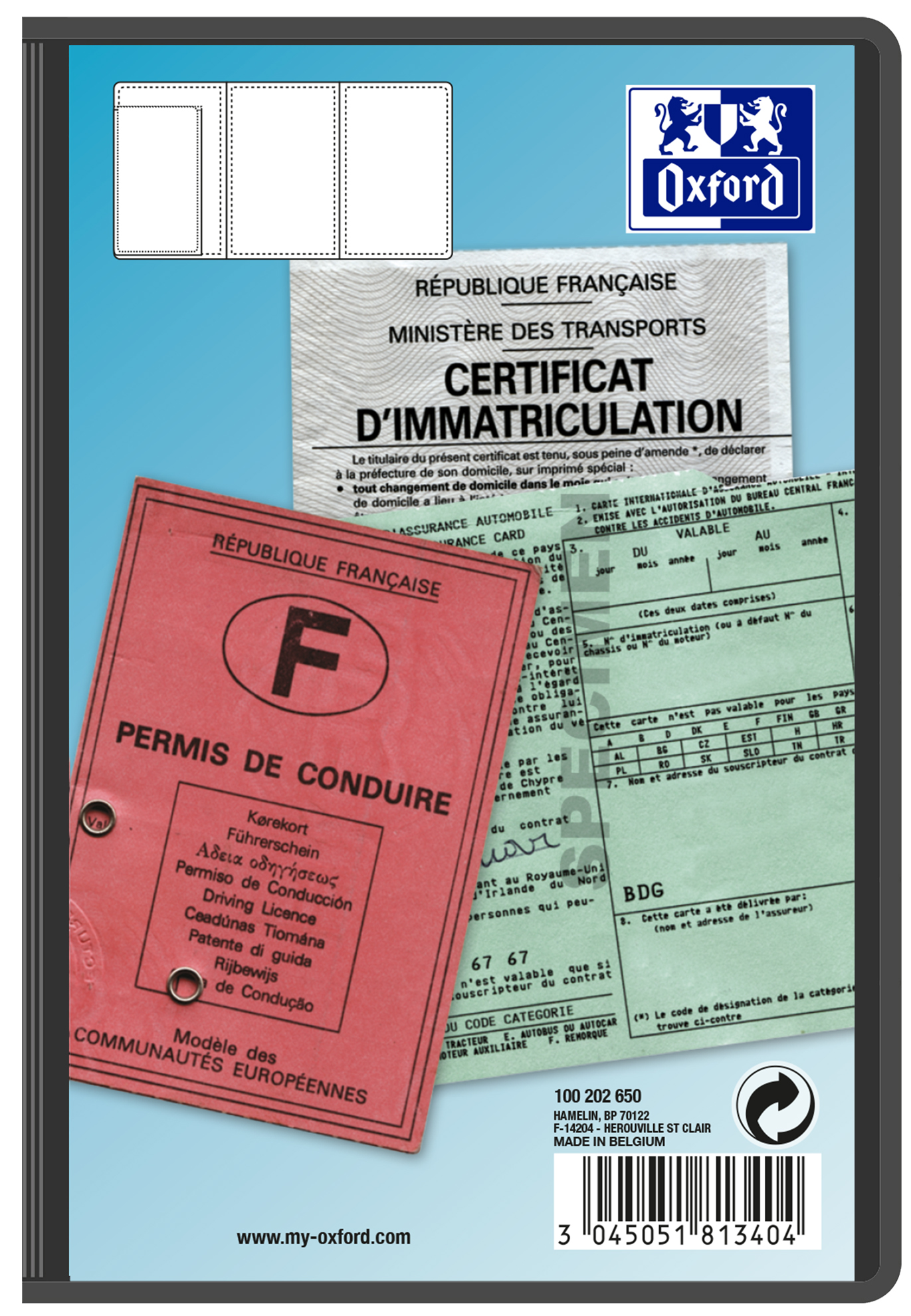 Etuis de protection triple, PVC