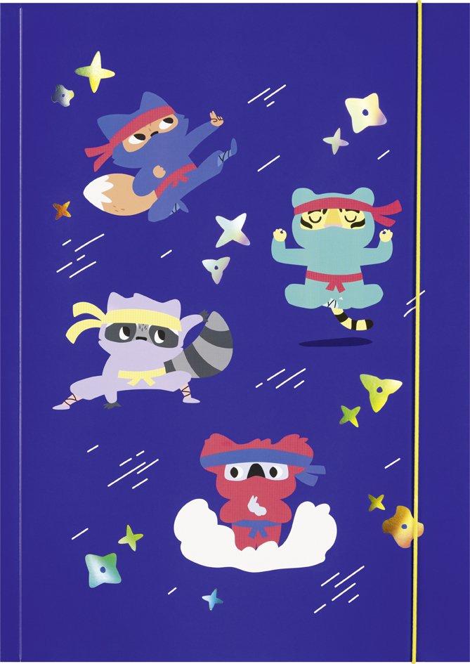 folia Carton à dessin HOTFOIL 'NINJAS', A3