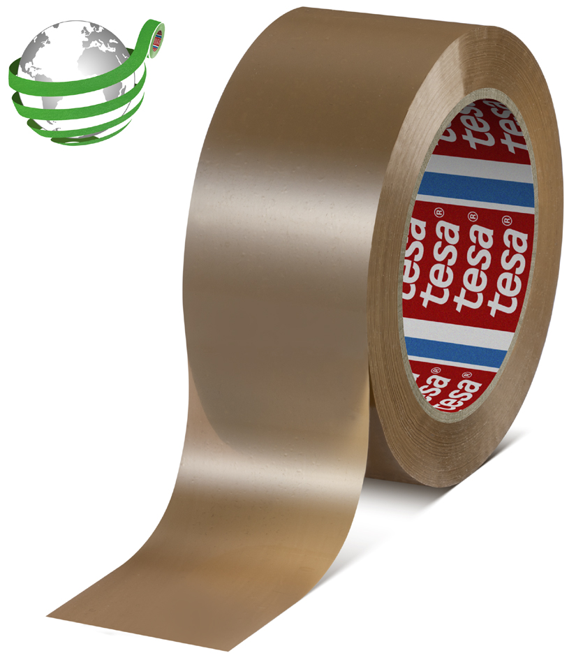 tesapack Ruban adhésif d'emballage 60418, PET, 50 mm x 132 m