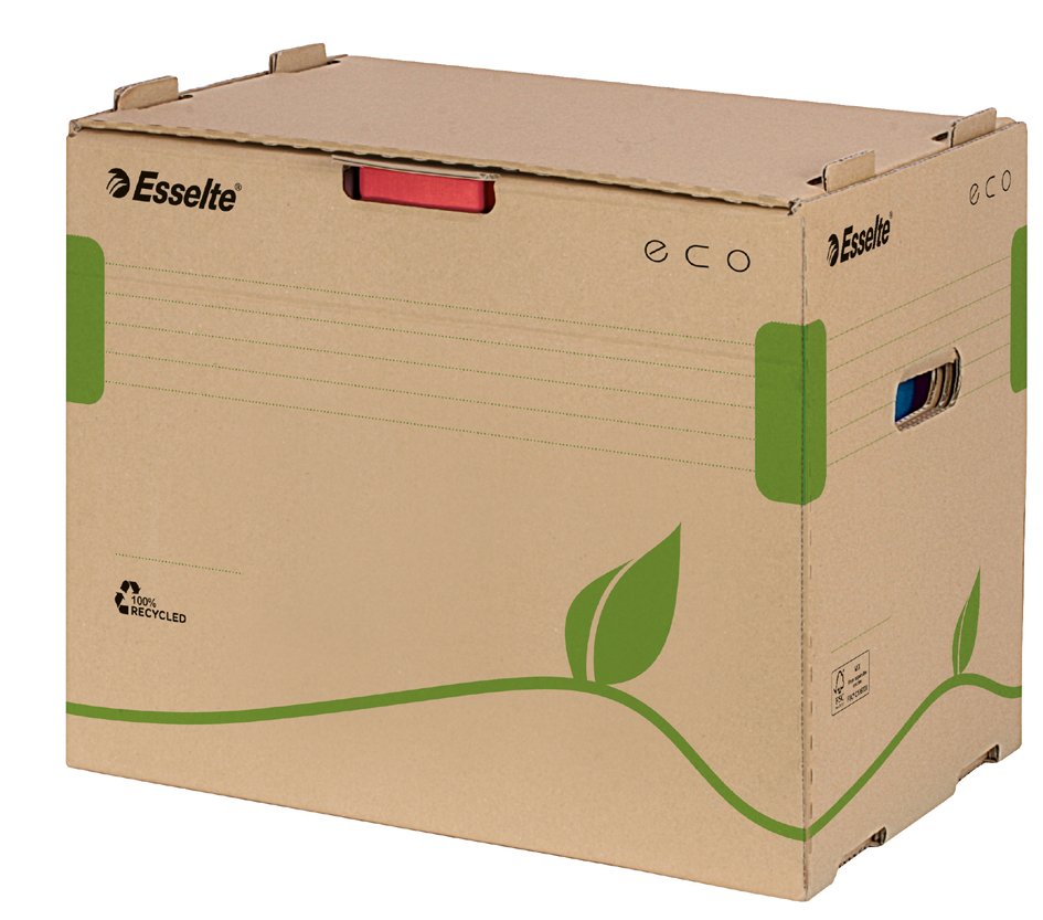 Esselte Container d'archives ECO pour classeurs, brun