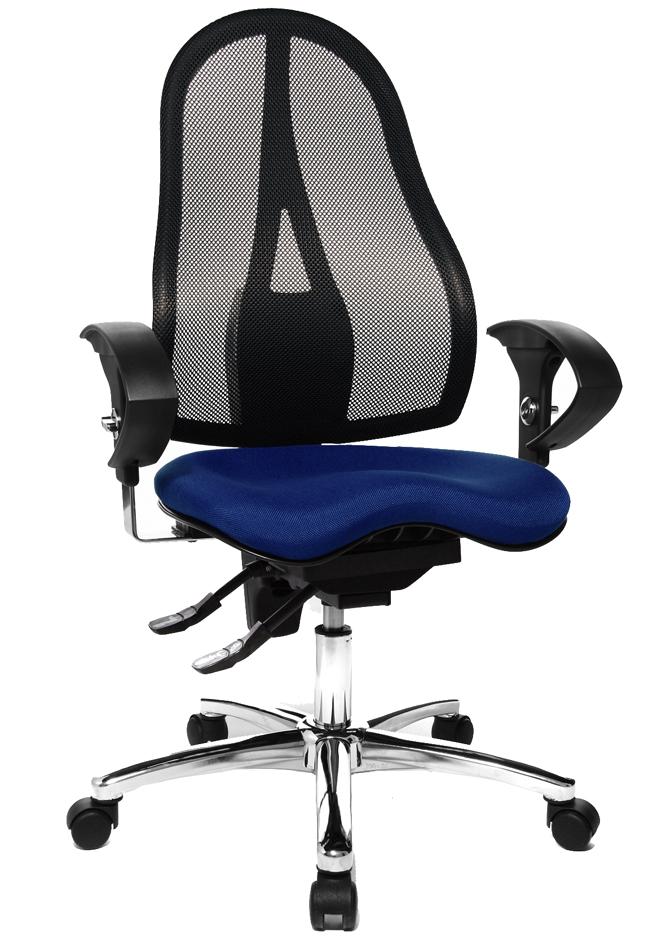 Topstar Fauteuil de bureau 'Sitness 15', bleu royal