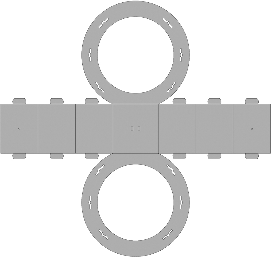 Lampions prédécoupés