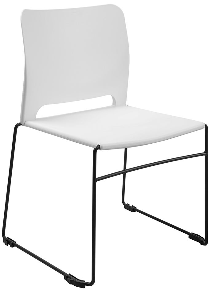 Topstar Chaise visiteur 'Visit Lite', plastique, blanc