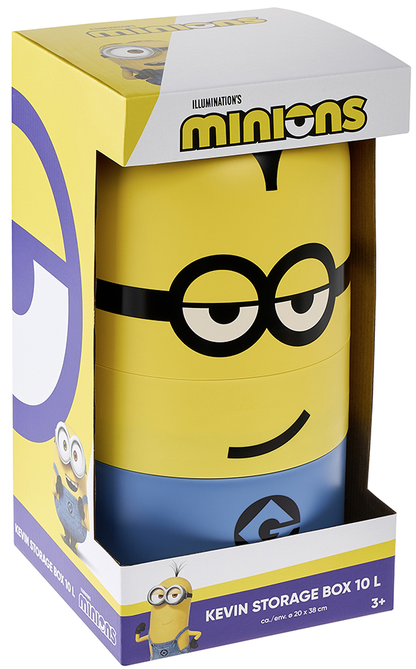 BoÃ®te de rangement Minions "kevin", emballage