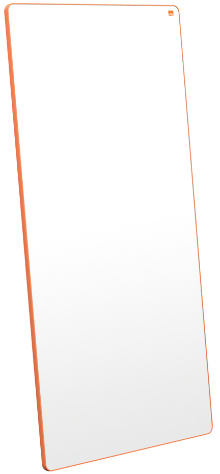 Tableau blanc portable Move & Meet, cadre orange