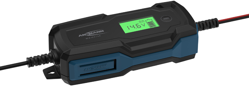 ANSMANN Chargeur de batterie BC, 6-12V/4A, noir/bleu