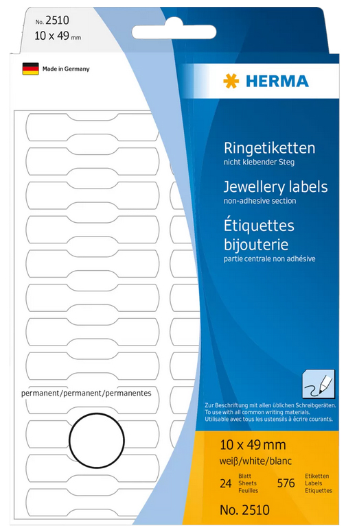 Etiquettes bijouterie