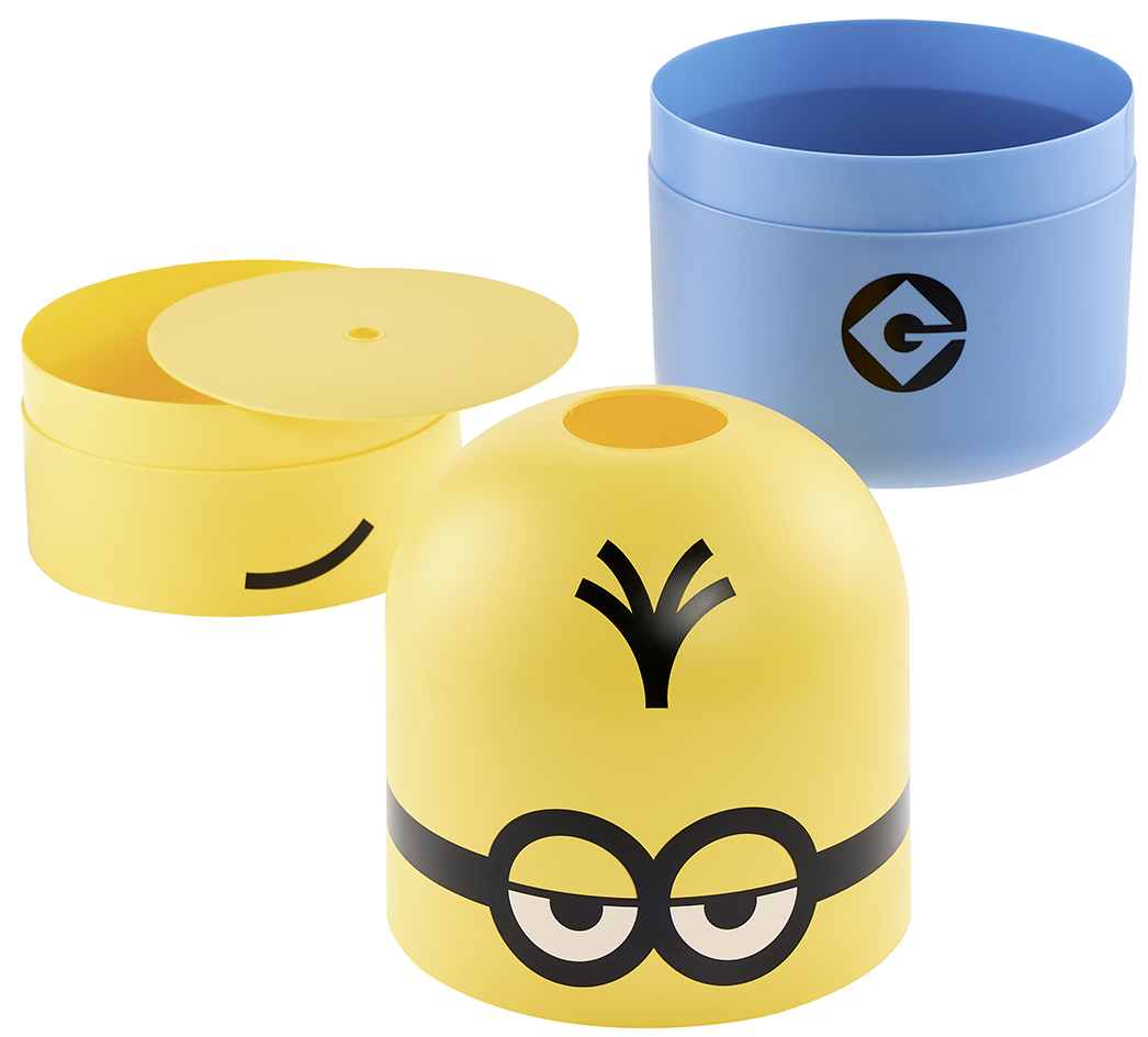 BoÃ®te de rangement Minions "kevin", ouvert