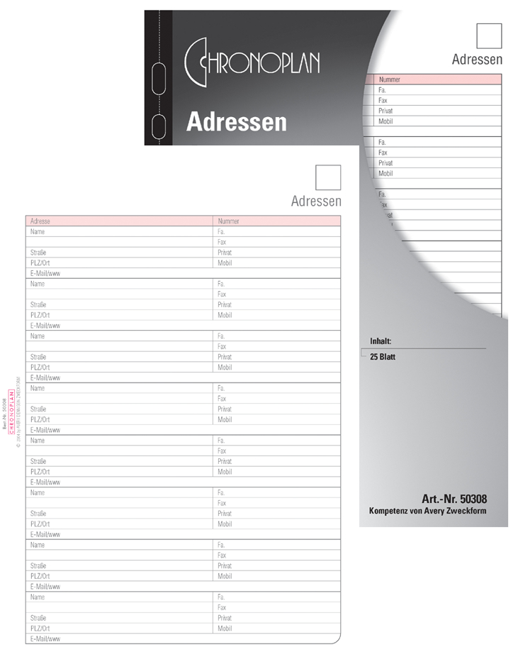 Accessoires pour CHRONOPLAN
