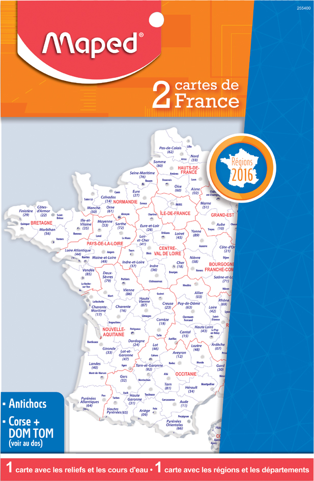 Gabarit carte de France