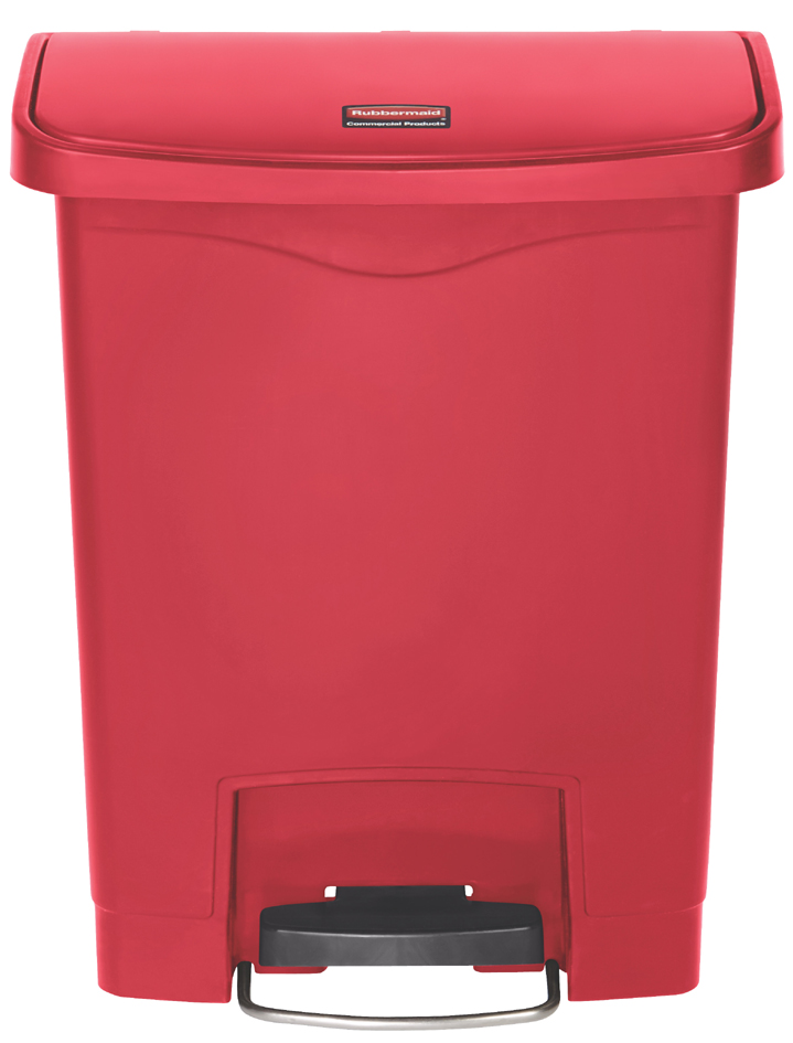 Collecteur à pédale Slim Jim, 30 litres, rouge