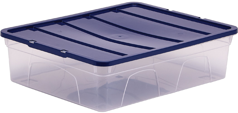 Fellowes Boîte de rangement BANKERS BOX, 12 L, transparent