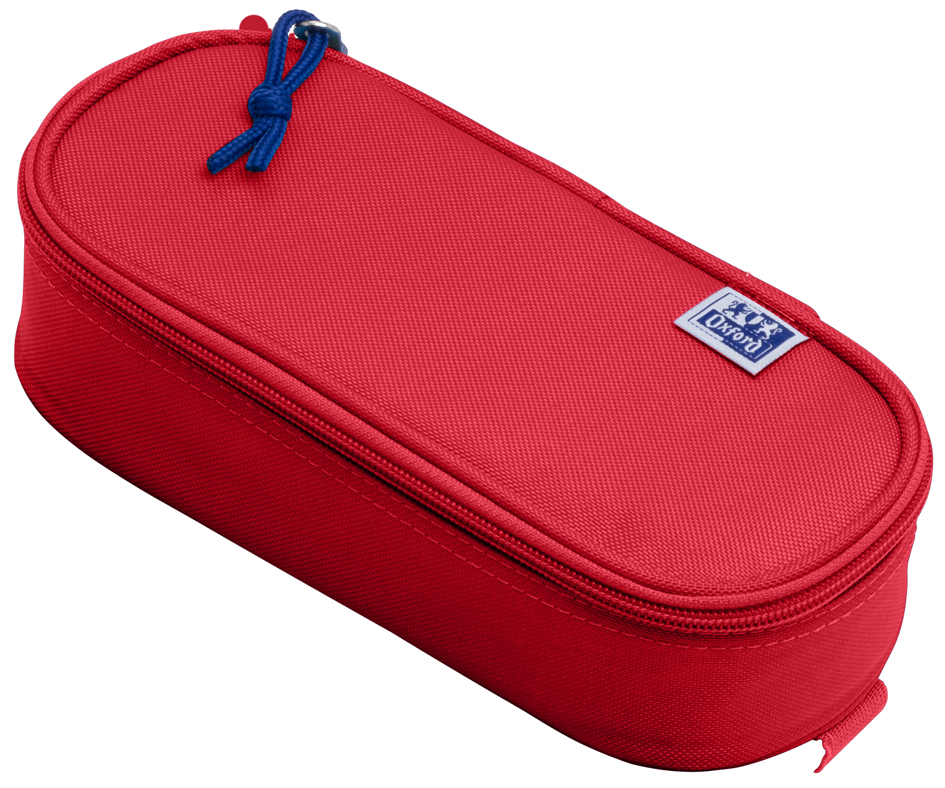 Oxford Trousse, polyester, oval, rouge