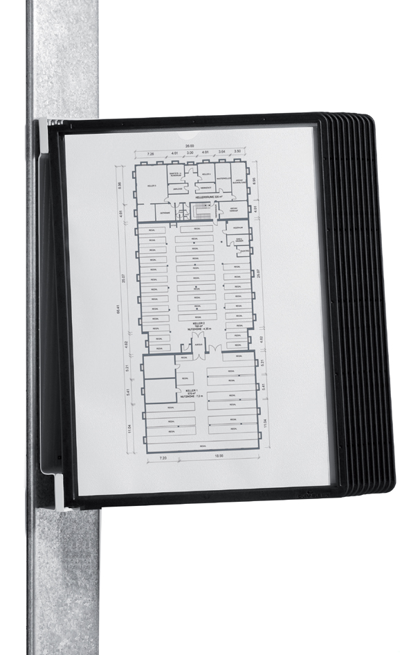 DURABLE Support mural 'VARIO MAGNET 10', kit complet